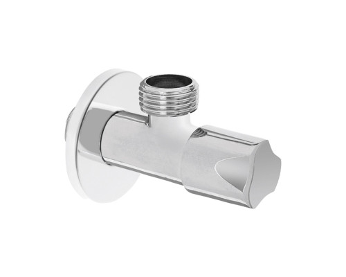 Кран кутовий Invena 1/2x3/4 ZW-49-020 з розеттою