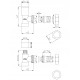 Комплект кранів INVENA  1/2х1/2 графіт CZ-32-K15