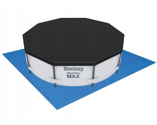 Каркасний басейн Bestway 56408 305x76см + накриття та килимок МОДЕЛЬ СЕЗОНУ 2026