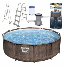 Каркасний басейн Bestway 56709 Rattan 366x100см МОДЕЛЬ СЕЗОНУ 2026