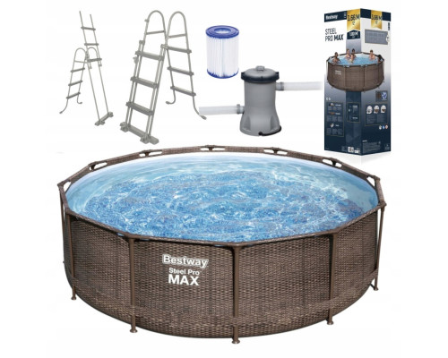 Каркасний басейн Bestway 56709 Rattan 366x100см МОДЕЛЬ СЕЗОНУ 2026