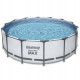 Каркасний басейн Bestway 56438 Steel Pro Max 457х122 см + накриття МОДЕЛЬ СЕЗОНУ 2026 року