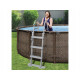 Каркасний басейн Bestway 56709 Rattan 366x100см насос драбина + накриття МОДЕЛЬ СЕЗОНУ 2026