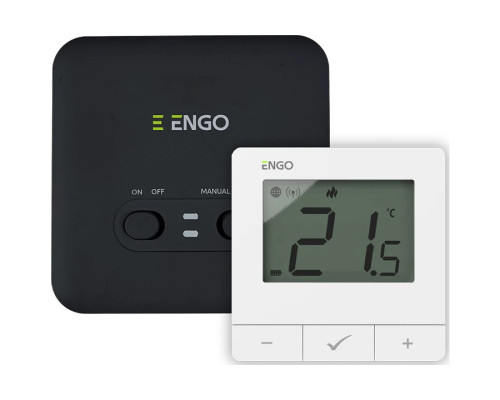 Бездротовий Wi-Fi терморегулятор Engo E20i-W, білий