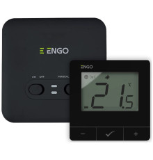 Бездротовий Wi-Fi терморегулятор Engo E20i-B, чорний