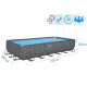 Каркасний басейн Bestway 561KA 549x274x132см пісочний фільтр насос драбина накриття