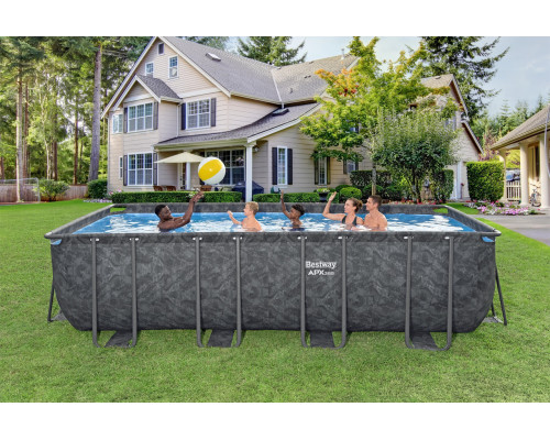 Каркасний басейн Bestway 561KA 549x274x132см пісочний фільтр насос драбина накриття