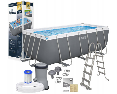 Каркасний басейн Bestway 56456 412х201х122 cm МОДЕЛЬ СЕЗОНУ 2026