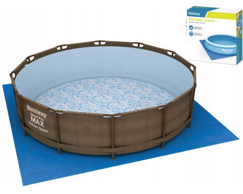 Каркасний басейн Bestway 56709 Rattan 366x100см + накриття та килимок МОДЕЛЬ СЕЗОНУ 2026